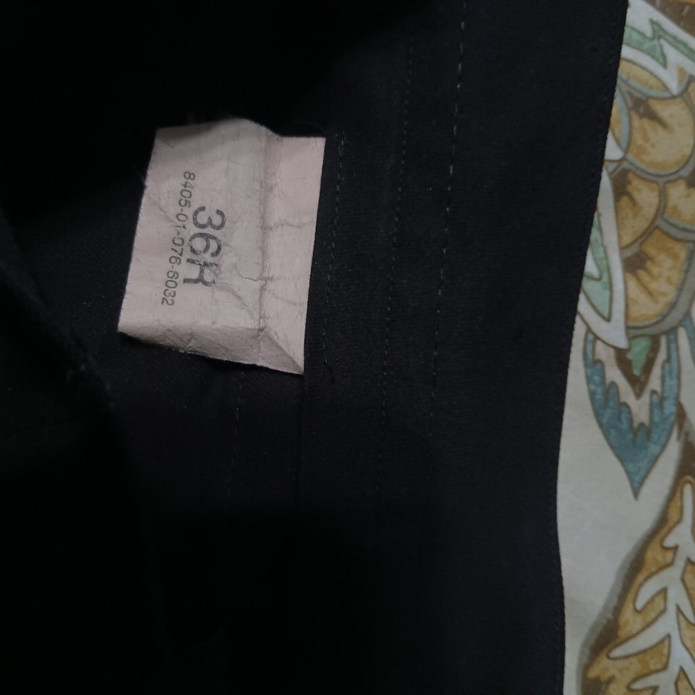 Official U.S. Navy Issued 13-Button Wool Slacks. 36 Waist 32 Inseam - Picture 9 of 11